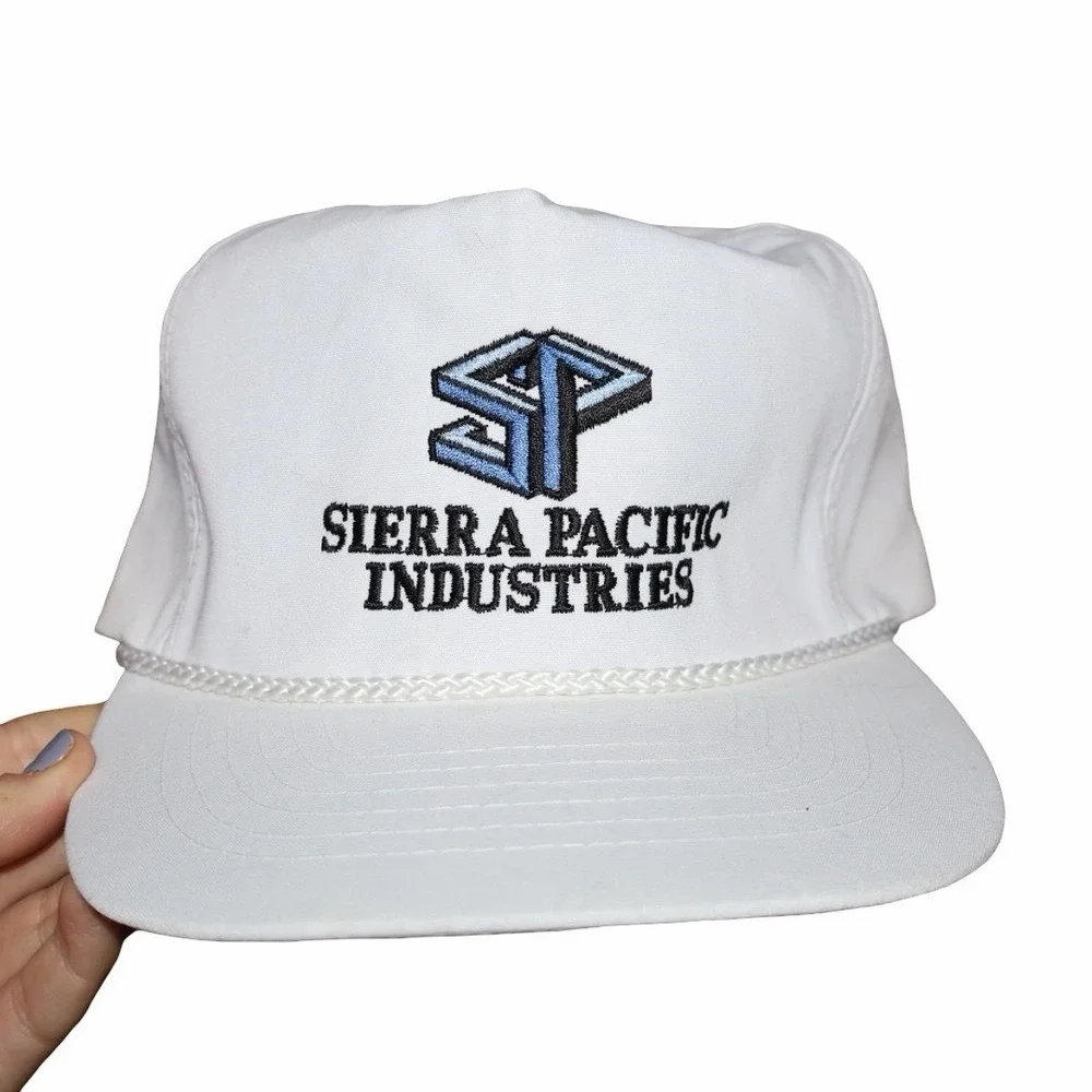 vintage white trucker hat‎ Sierra Pacific Industries. Rope Brim